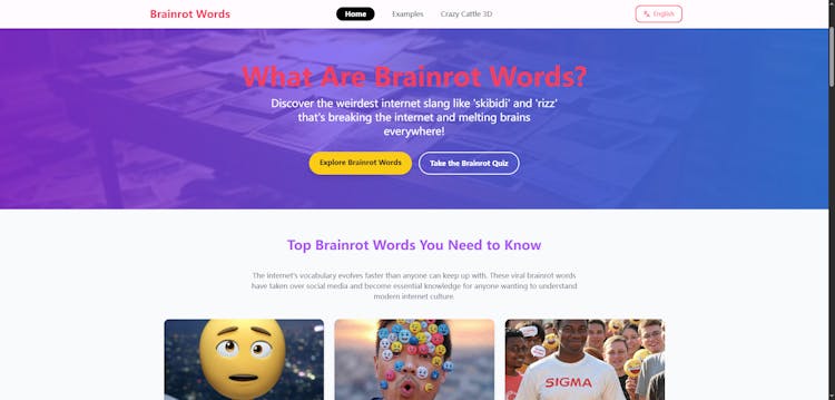 Brainrot Words