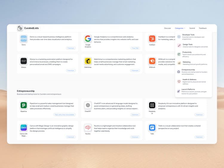 CuratedLists