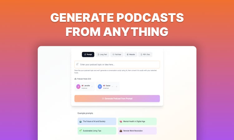 AI Podcast Generator - Podgen