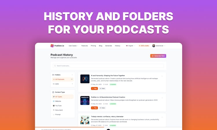 AI Podcast Generator - Podgen