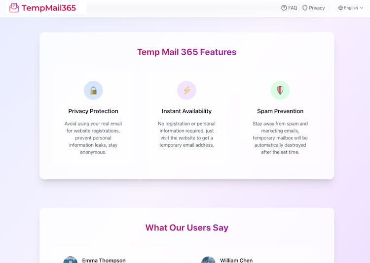 Temp Mail 365
