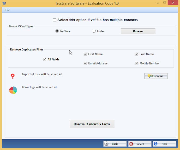 TrustVare Contacts Manager
