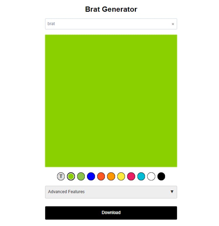 My Brat Generator
