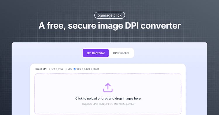 Image DPI Converter