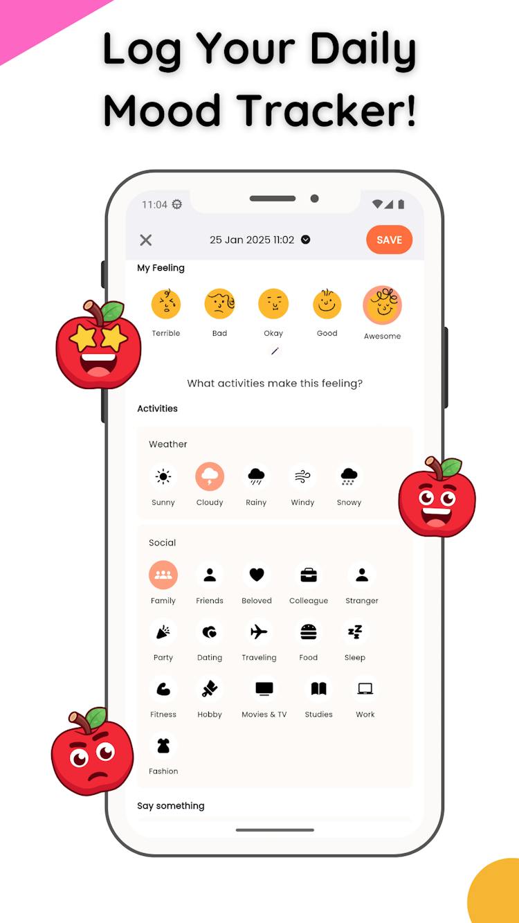 Moodsy: Mood + Habit Tracker, & Gratitude Journal