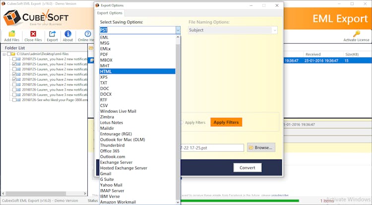 BitData Migration EML Converter