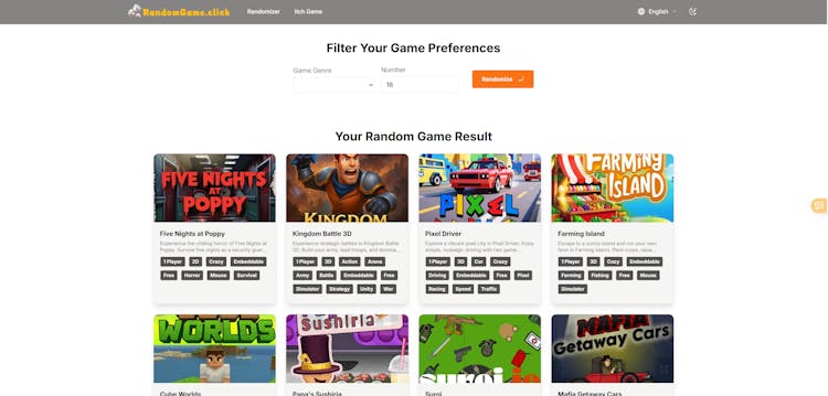 Random Game Generator - Play something new—use our random game generator!