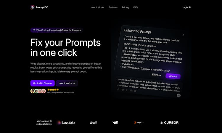 PromptDC - Cursor for Prompts