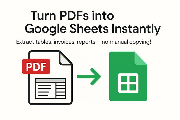 PDF to Sheets