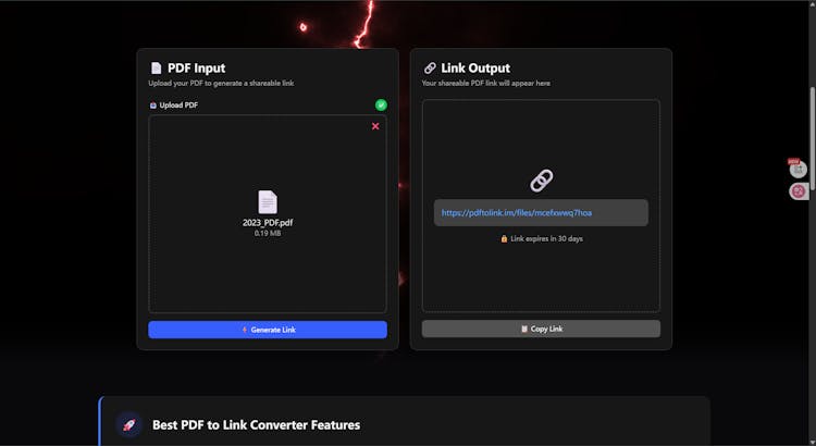 Free PDF To Link Converter