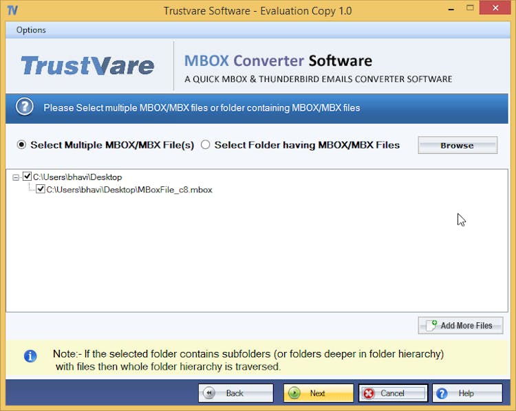 TrustVare MBOX to PST Converter