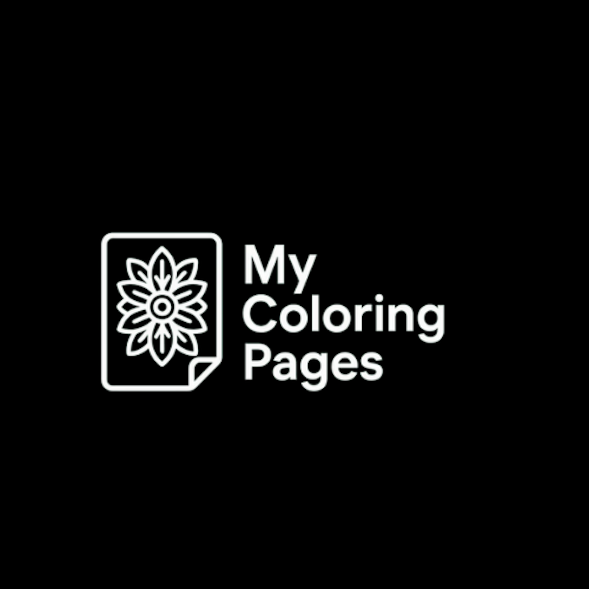 Custom, printable coloring pages and coloring books. logo