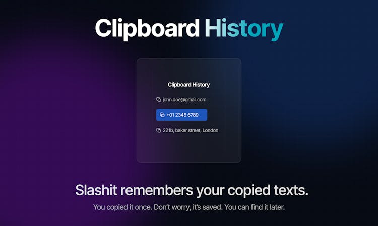 Slashit App