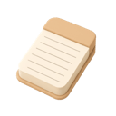 a minimal notepad for your thoughts to flow