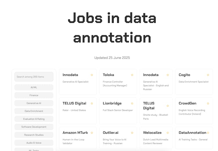 Data annotation