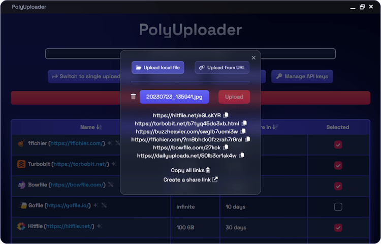 PolyUploader