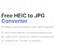 Free HEIC to JPG Converter