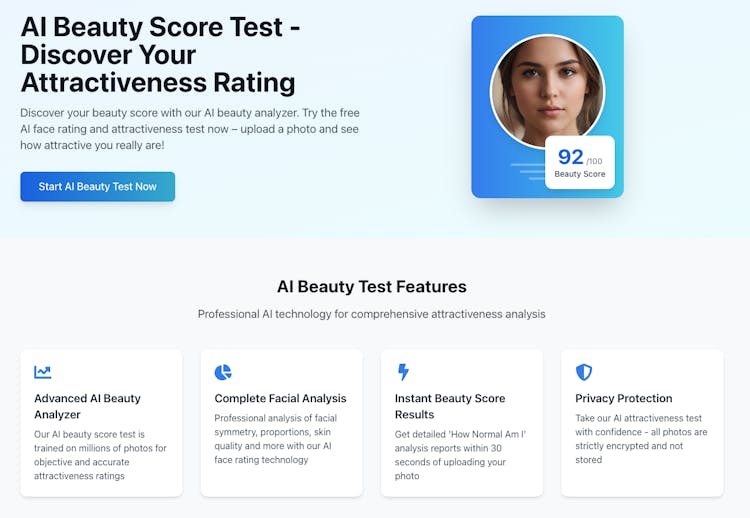 AI Beauty Rating