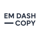 Copy and paste em dash immediately