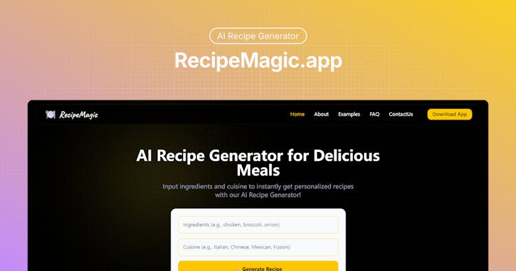 AI Recipe Generator