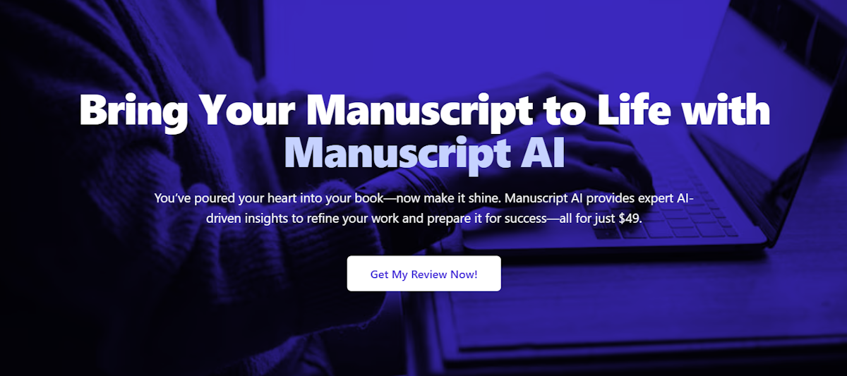 Manuscript AI: Transform Your Book with Expert AI-Driven Insights in Minutes logo