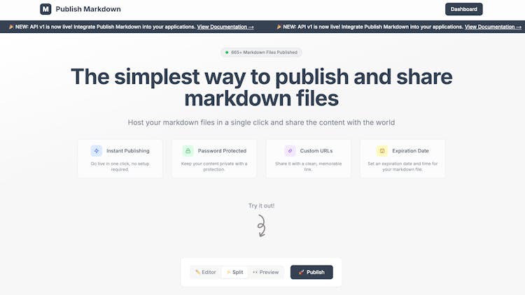 Publish Markdown
