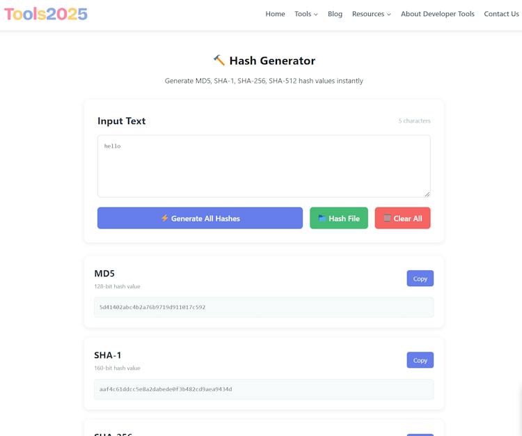 Tools2025