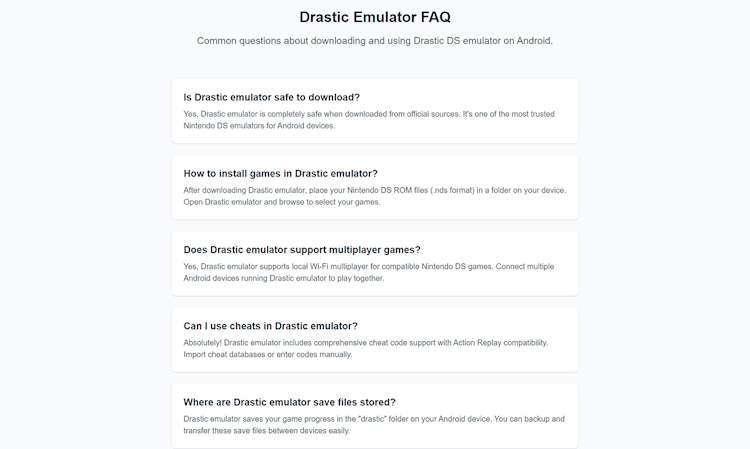 Drastic Emulator