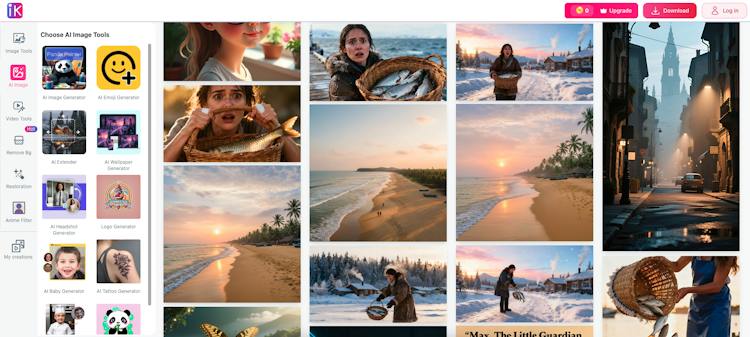 imgkits — All-in-one AI Image & Video Editor
