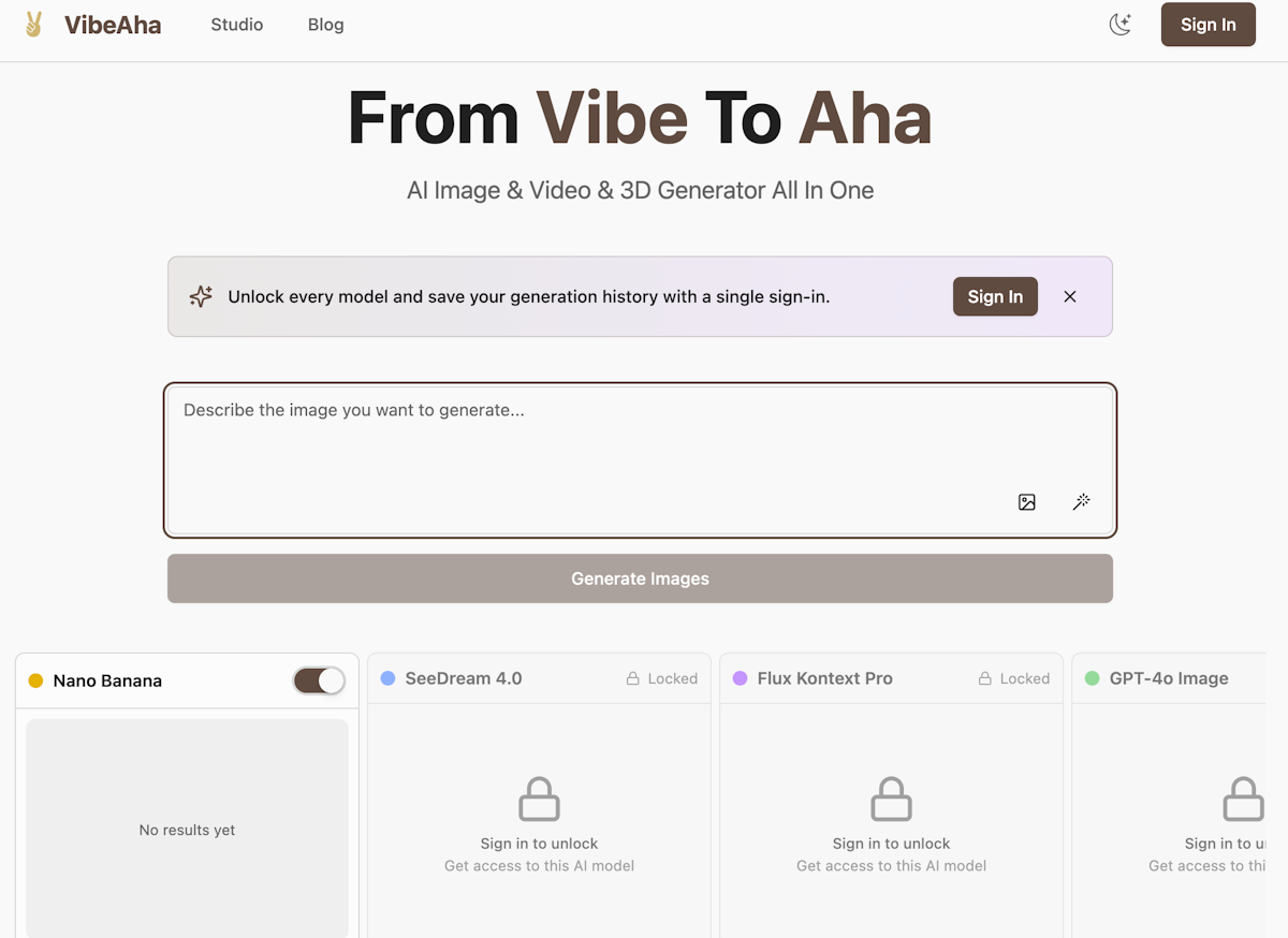 vibeaha:from vibe to aha