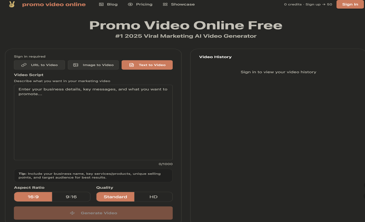 Promo Video Online Free