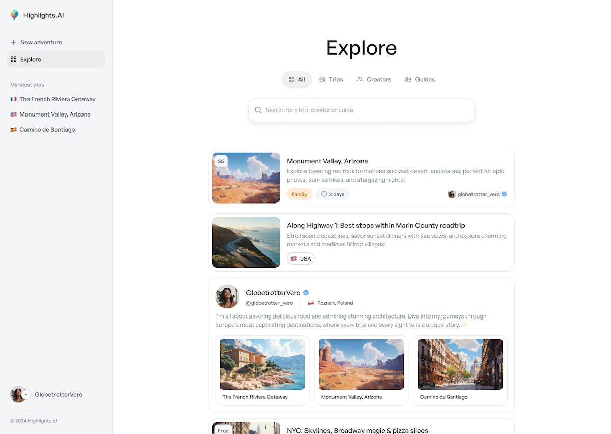 Highlights.ai – The AI Travel Planner That Builds Instant Itineraries