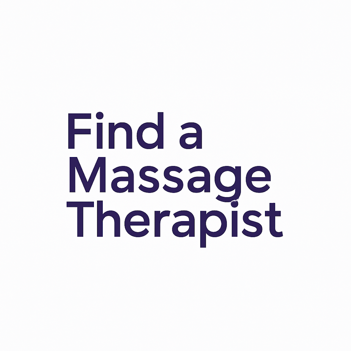 Find a Massage Therapist UK
