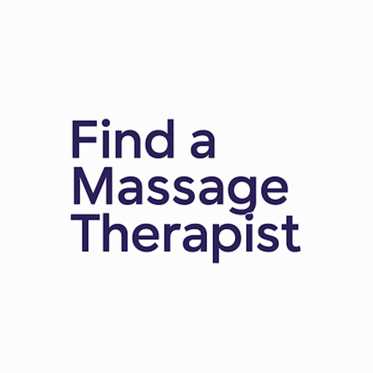 Find a Massage Therapist UK logo