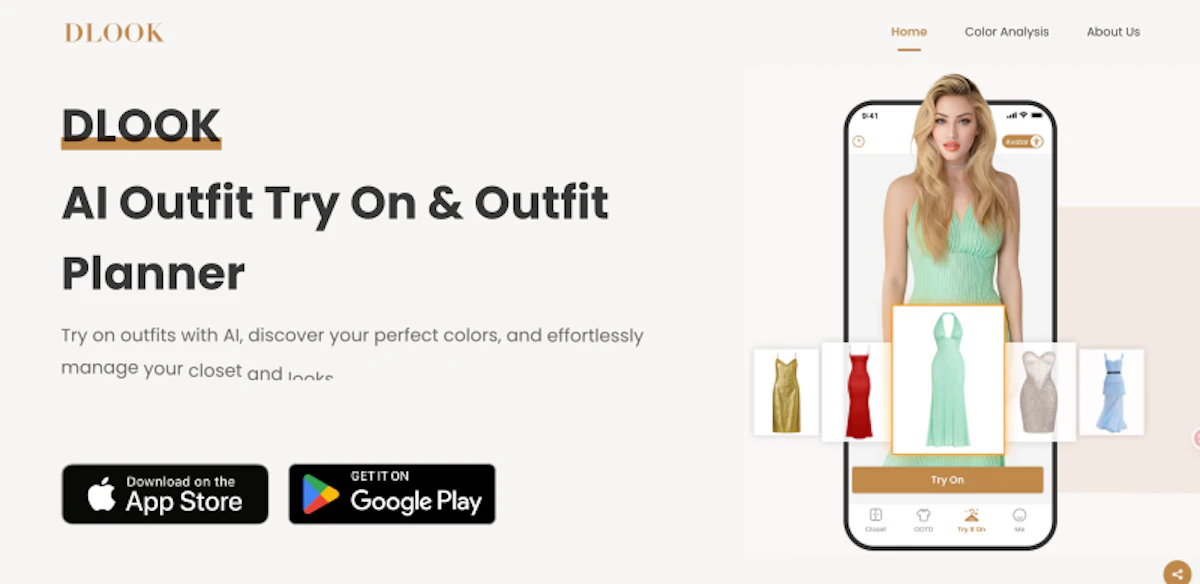 Virtual Try On: Outfit & Color Analysis Tool Online | DLOOK AI logo