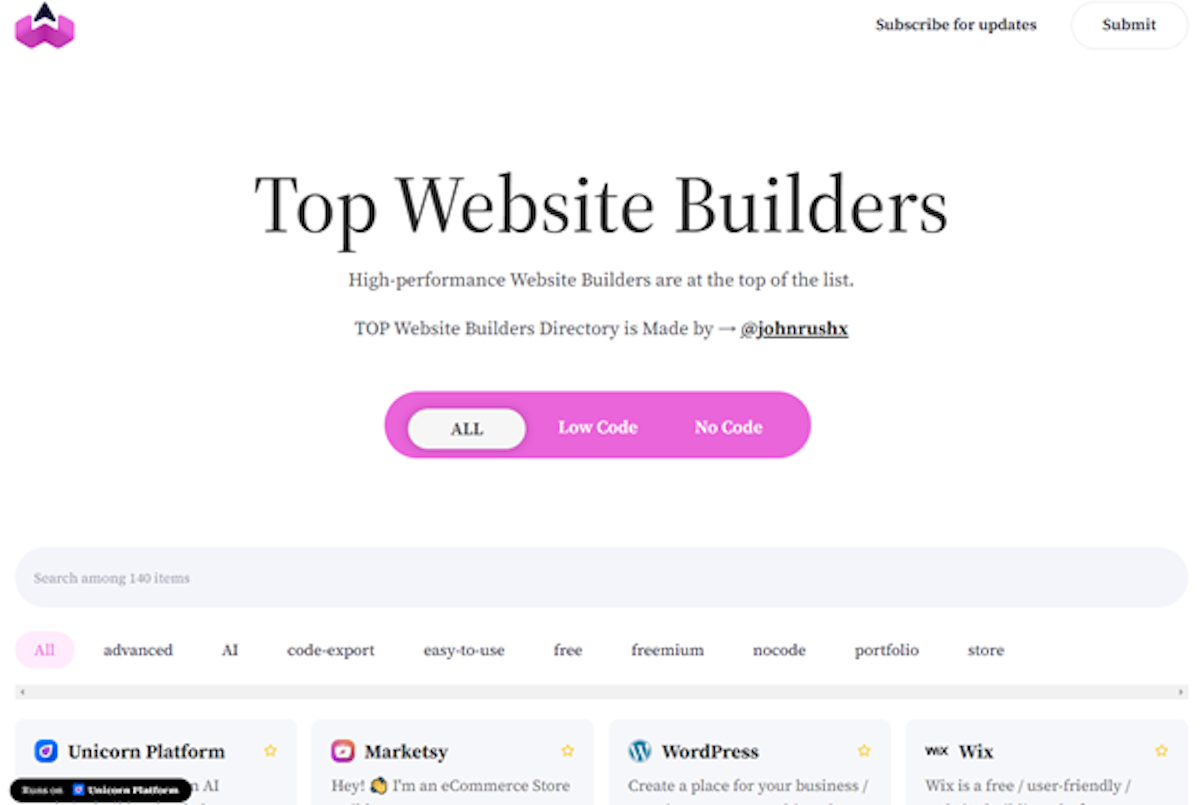 Top Website Builder