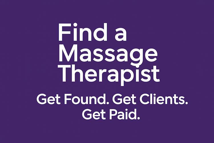 Find a Massage Therapist UK
