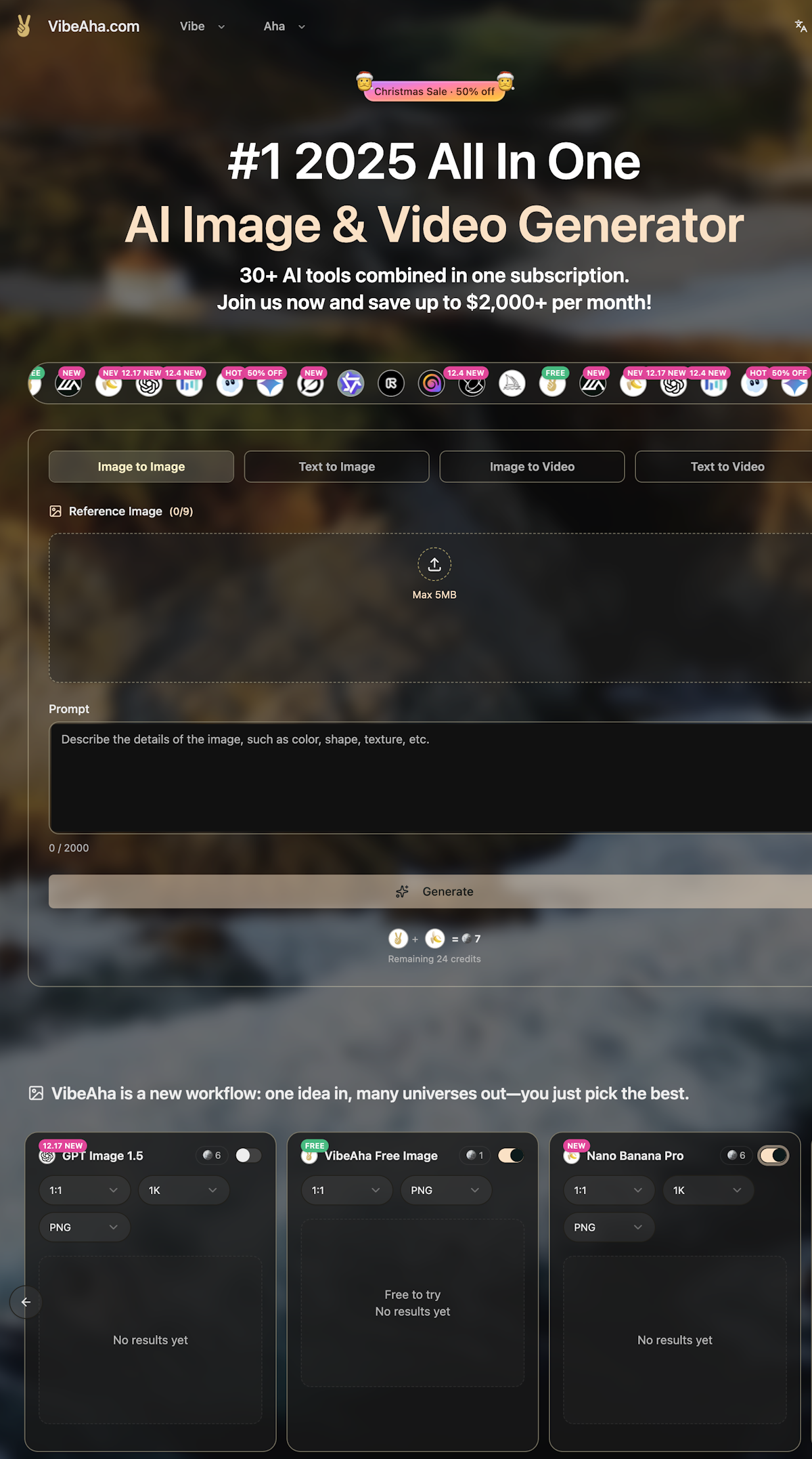 #1 2026 All In One AI Image & Video Generator