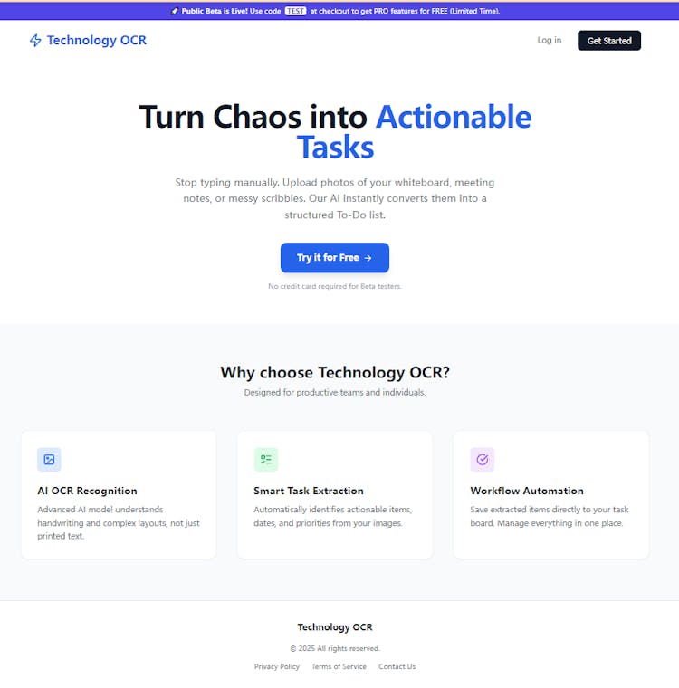 TechOCR