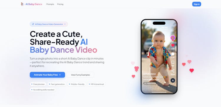 AI Baby Dance APP