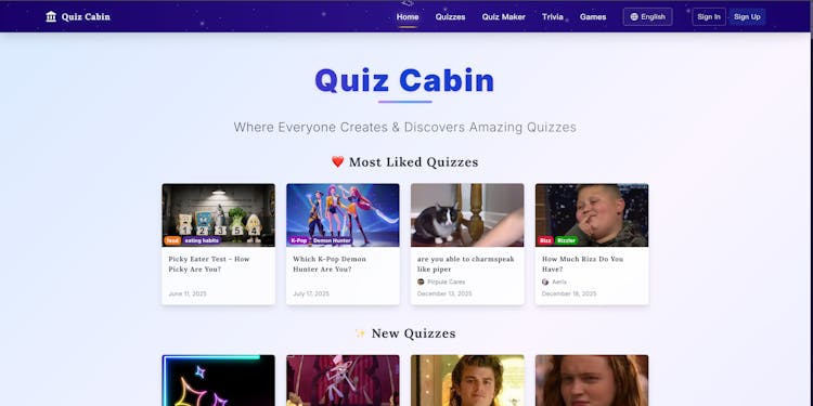 Quiz Cabin