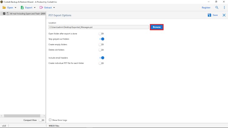 Corebtt MSG Converter