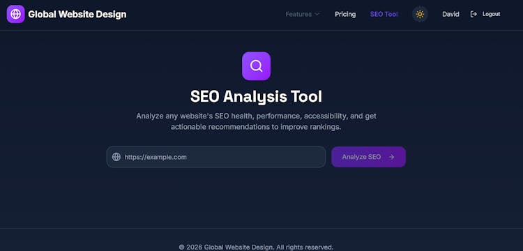 global website design app