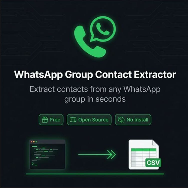 WhatsApp Contact Extractor