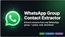 Free JS tool to extract contacts from WhatsApp groups