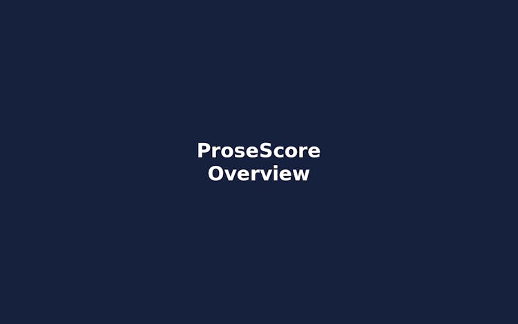 ProseScore