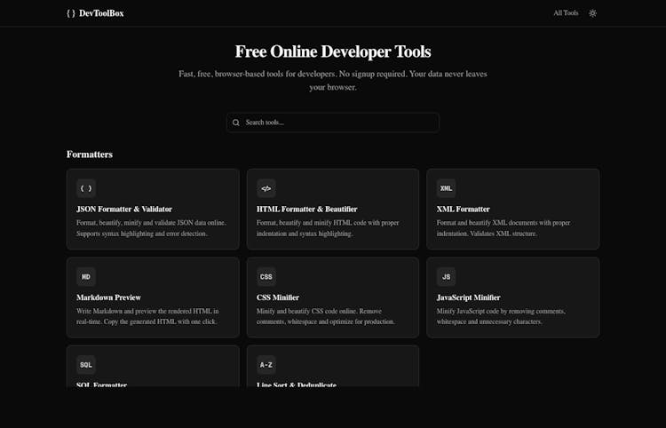 DevToolBox