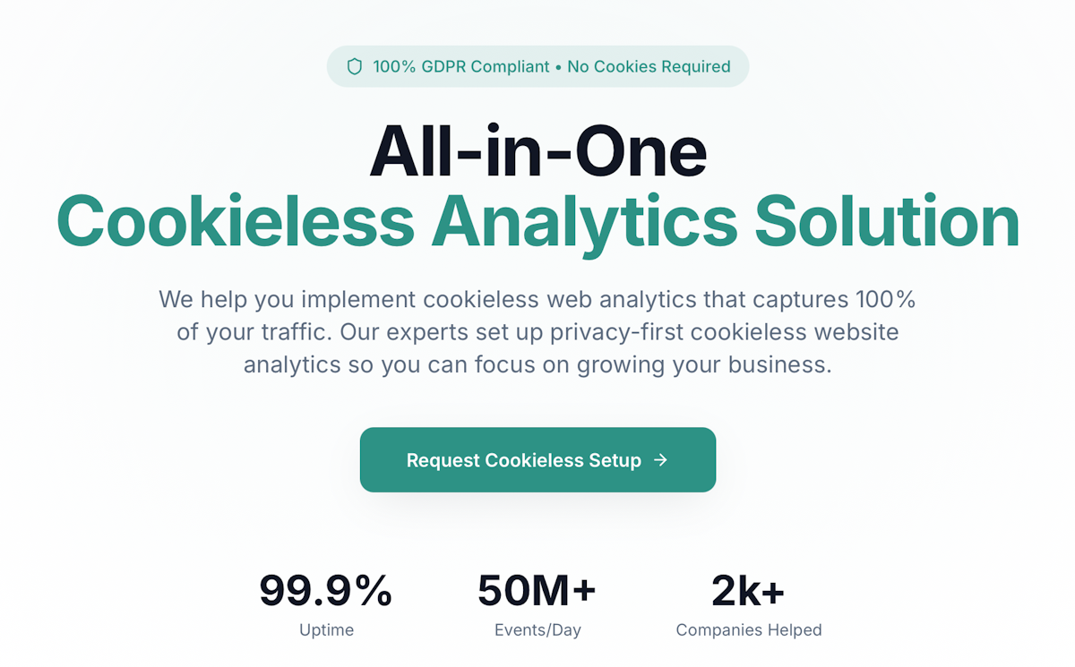 Cookieless Analytics