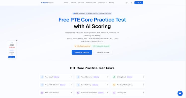 PTEcorepractice