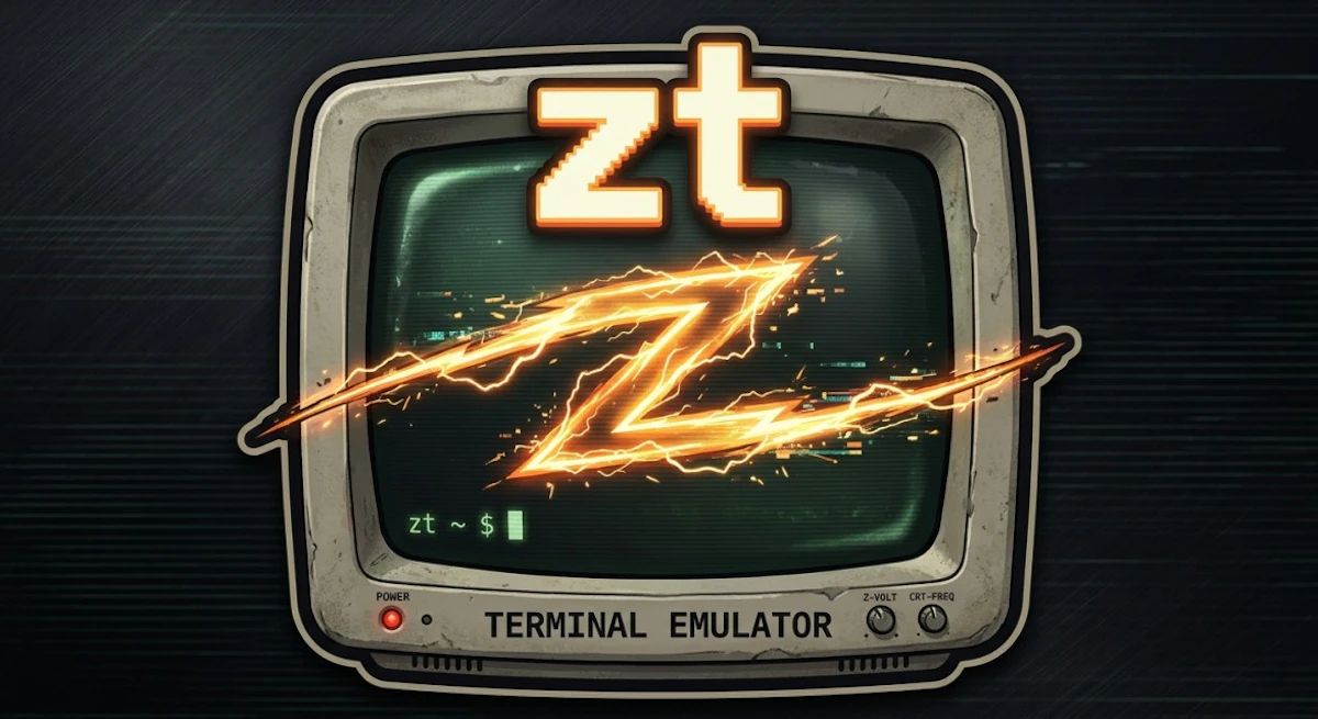 ⚡zt — the fastest terminal emulator.